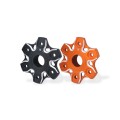 CNC Racing Bi-Color Aluminum Hub Flange for KTM 1290 / 1390 Super Duke R / RR / EVO / GT CNC Racing Bi-Color Aluminum Hub Flange for KTM 1290 / 1390 Super Duke R / RR / EVO / GT